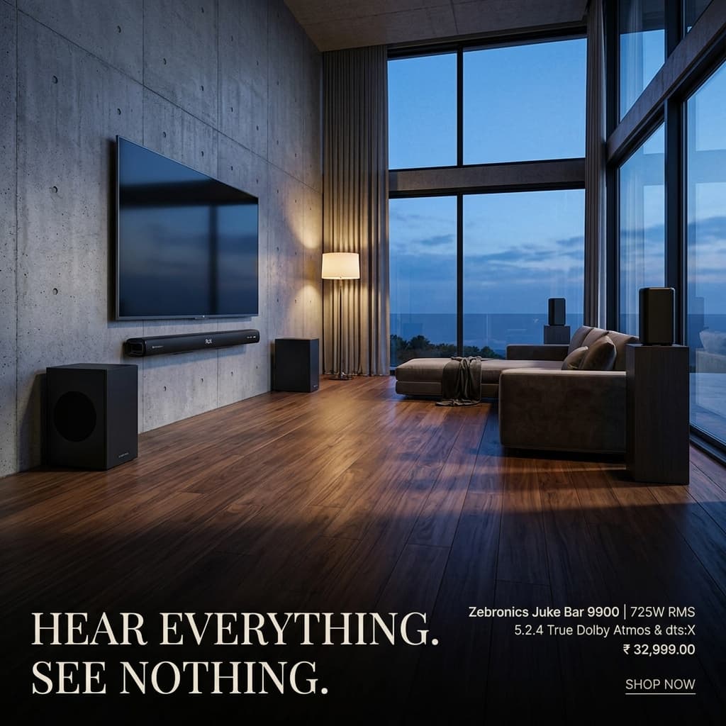 Zebronics ad creative