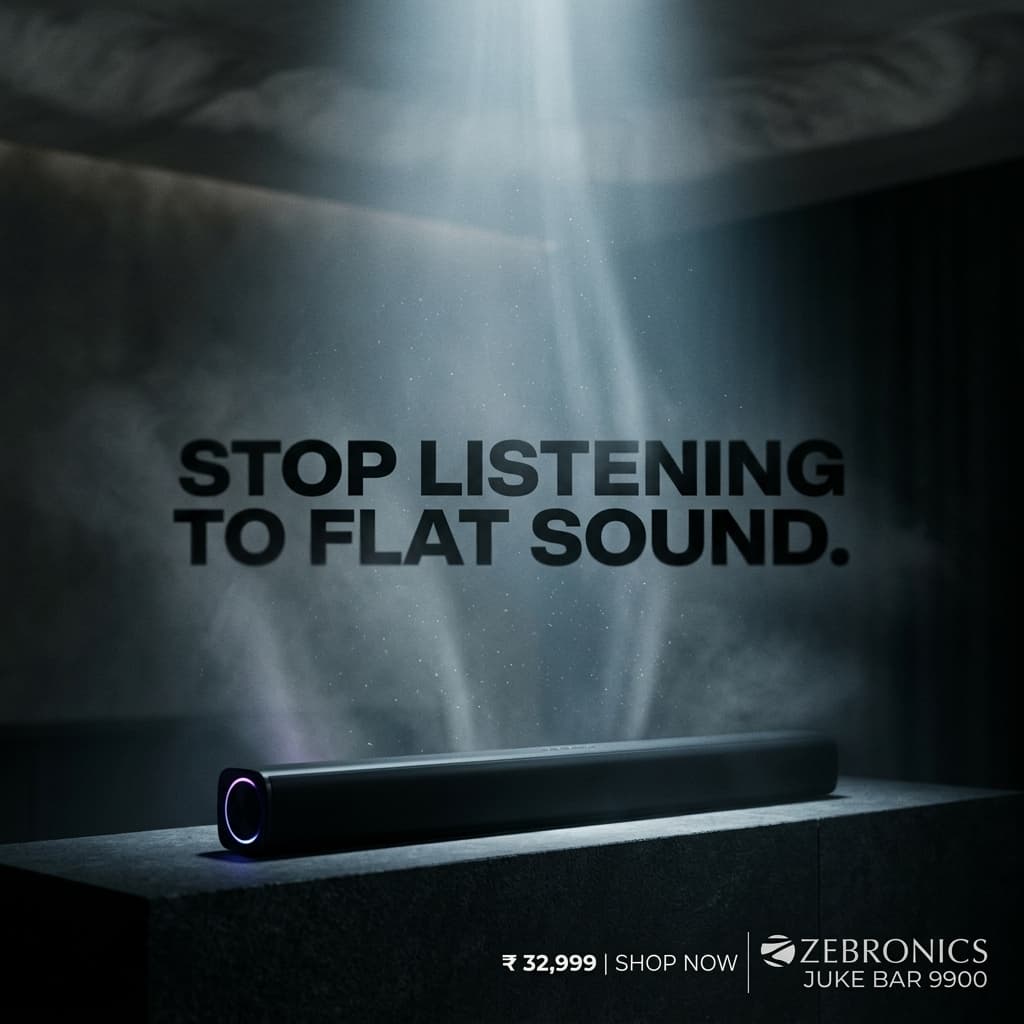 Zebronics ad creative